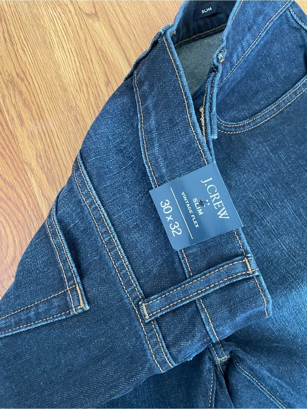 J.Crew Slim-fit Jeans in Vintage Flex fabric.